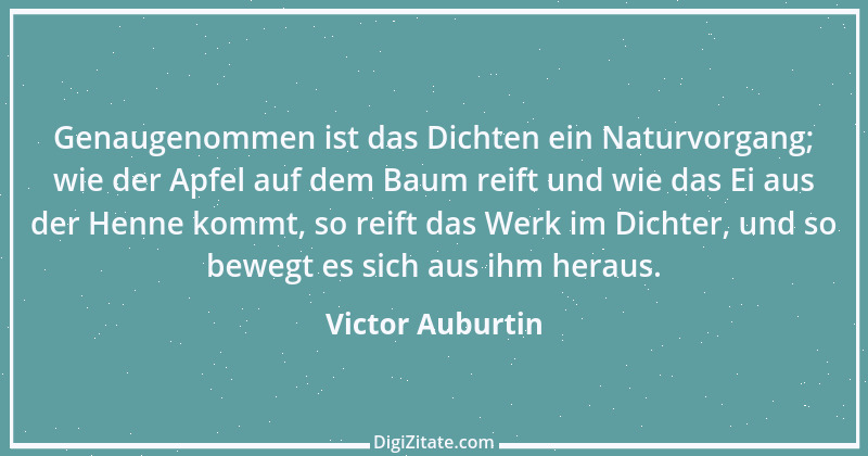 Zitat von Victor Auburtin 6