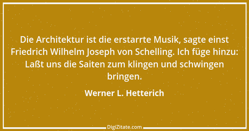 Zitat von Werner L. Hetterich 1