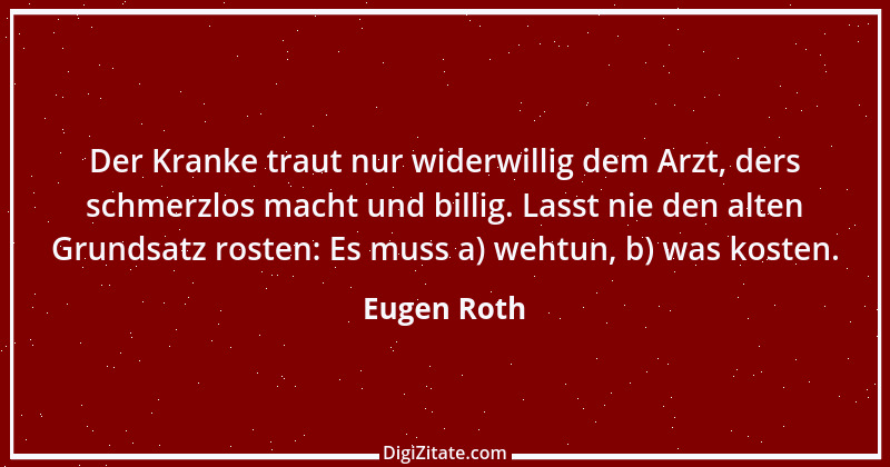 Zitat von Eugen Roth 5