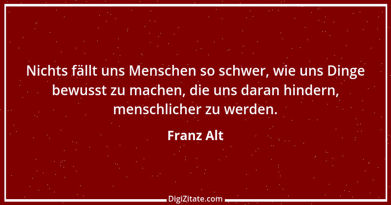 Zitat von Franz Alt 8