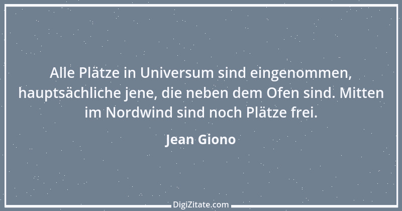 Zitat von Jean Giono 16