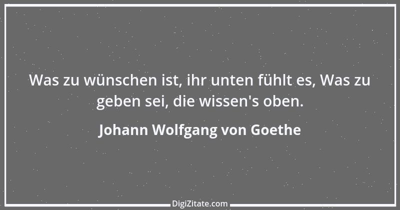 Zitat von Johann Wolfgang von Goethe 1781