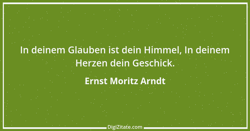 Zitat von Ernst Moritz Arndt 70