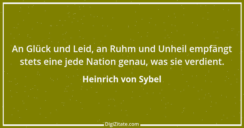 Zitat von Heinrich von Sybel 4