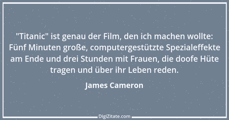 Zitat von James Cameron 5