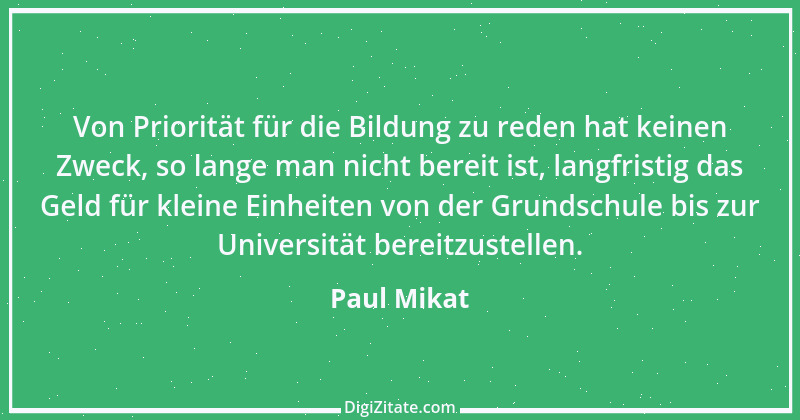 Zitat von Paul Mikat 5