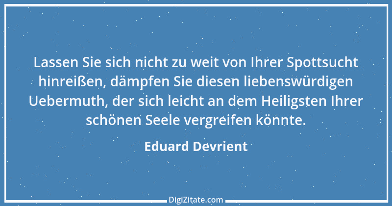 Zitat von Eduard Devrient 3