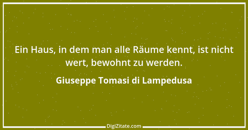 Zitat von Giuseppe Tomasi di Lampedusa 1