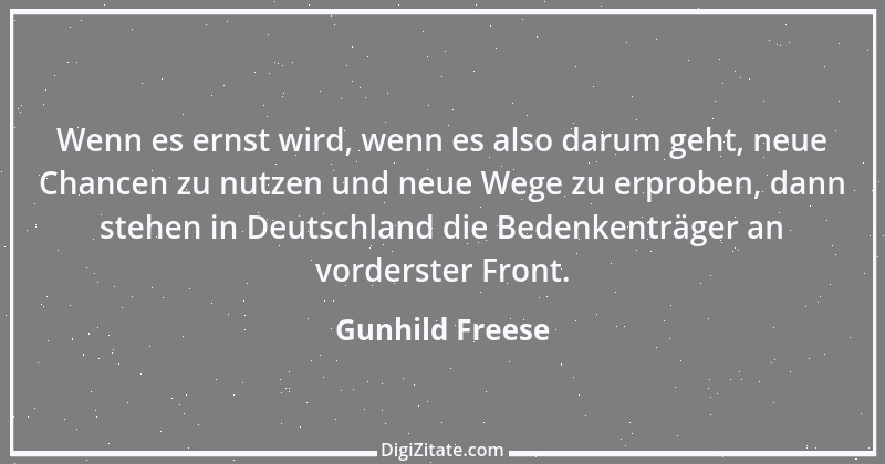 Zitat von Gunhild Freese 1