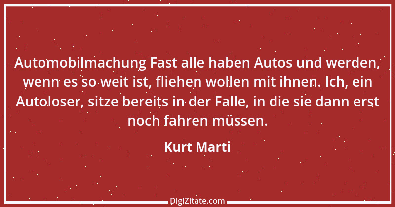 Zitat von Kurt Marti 70