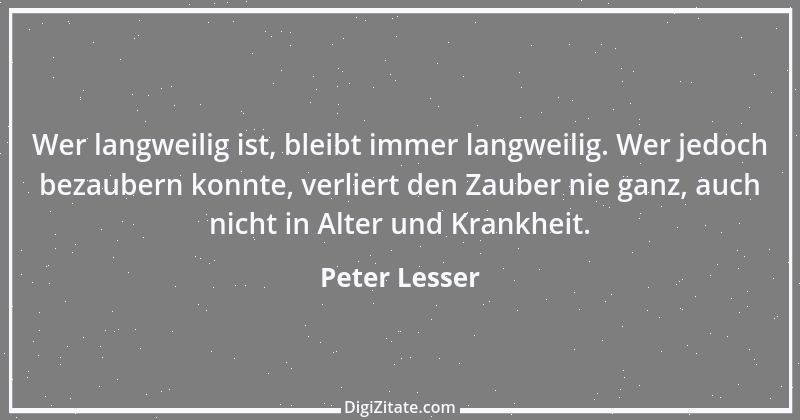 Zitat von Peter Lesser 2