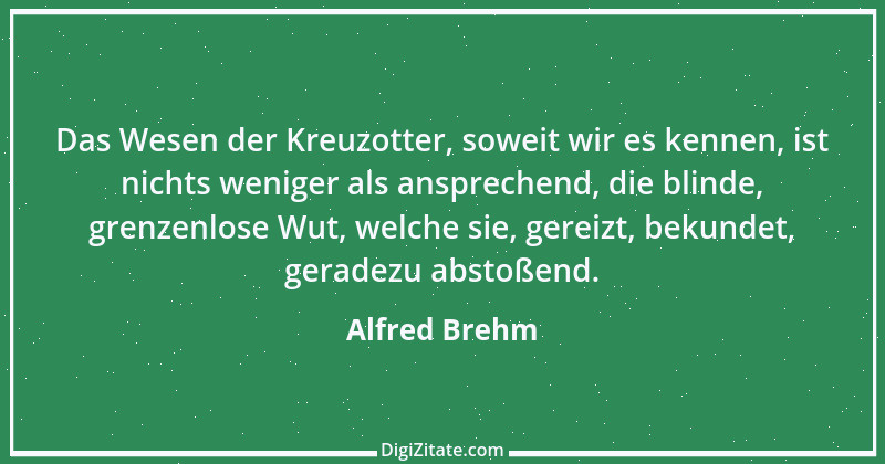 Zitat von Alfred Brehm 119