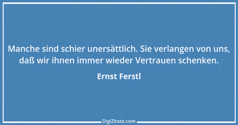 Zitat von Ernst Ferstl 1719