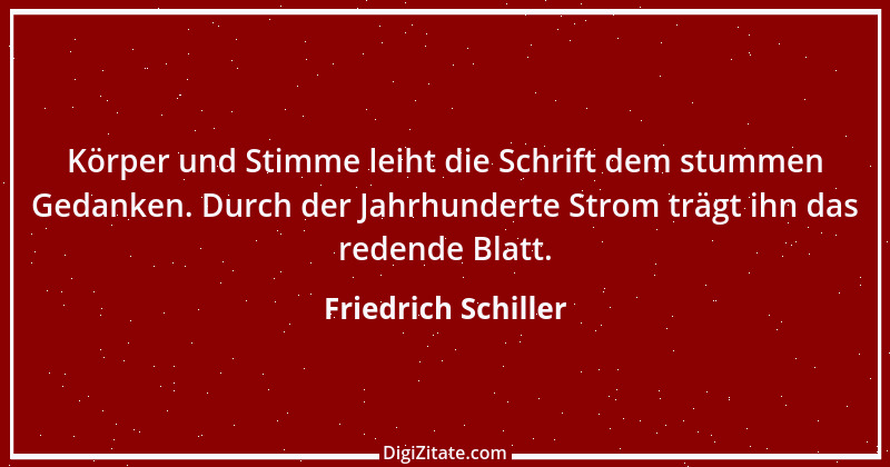 Zitat von Friedrich Schiller 795