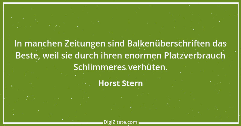 Zitat von Horst Stern 2