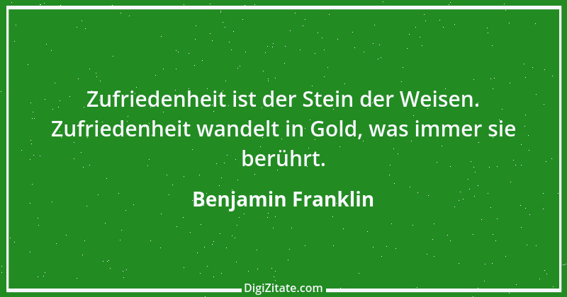 Zitat von Benjamin Franklin 135