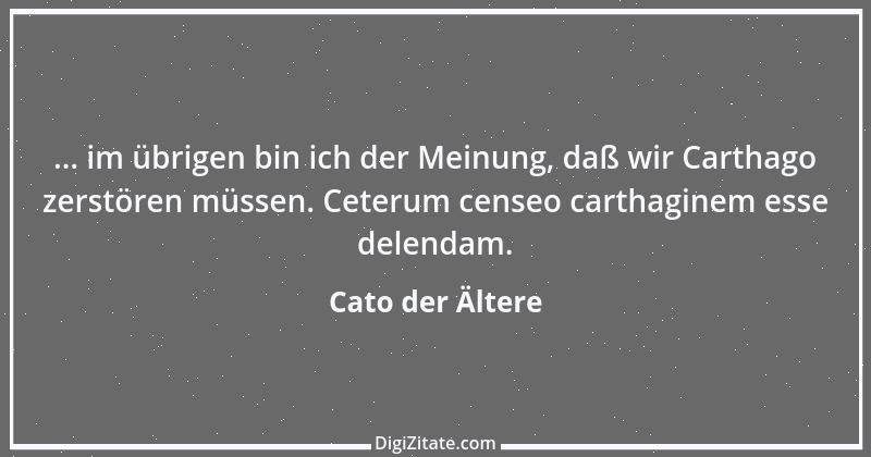 Zitat von Cato der Ältere 17