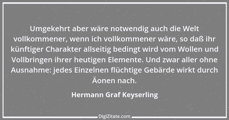 Zitat von Hermann Graf Keyserling 18