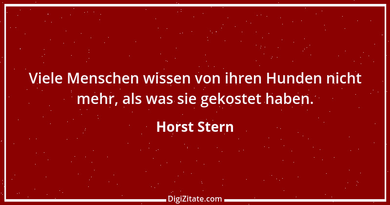 Zitat von Horst Stern 3