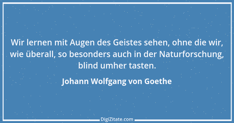 Zitat von Johann Wolfgang von Goethe 2279