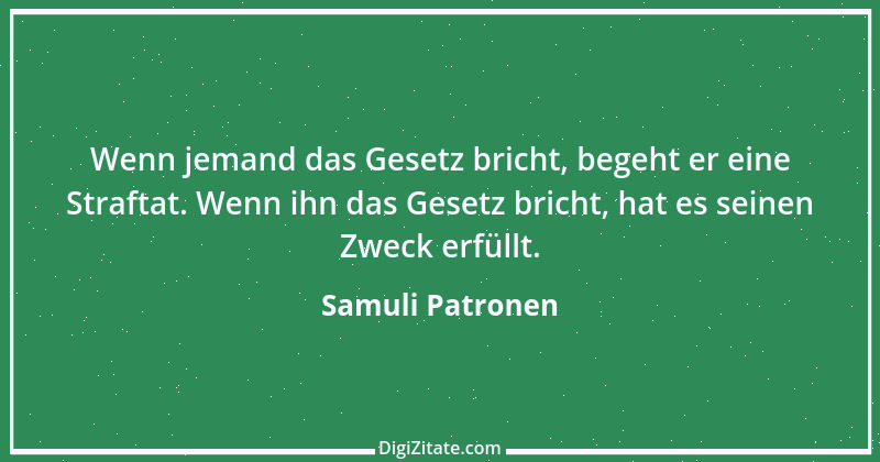 Zitat von Samuli Patronen 1