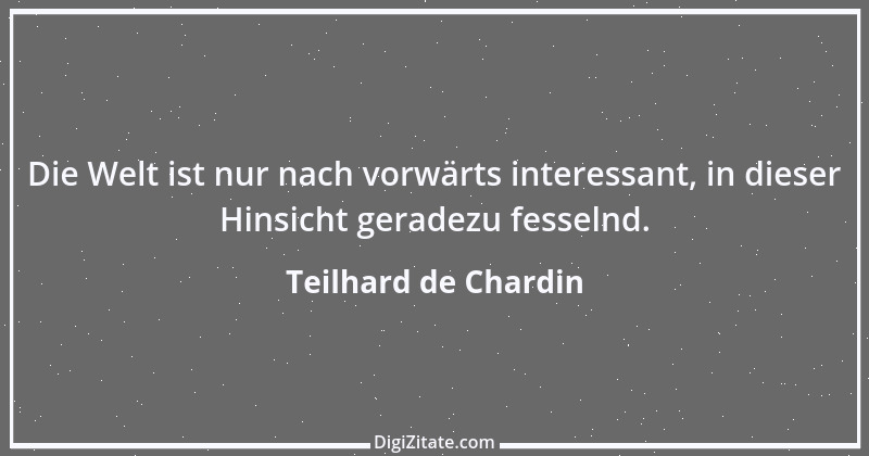 Zitat von Teilhard de Chardin 1