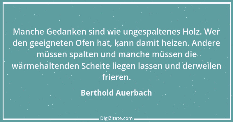 Zitat von Berthold Auerbach 125