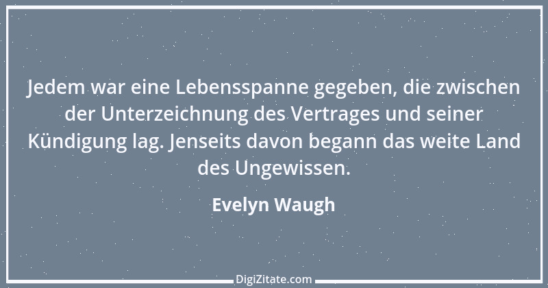 Zitat von Evelyn Waugh 10