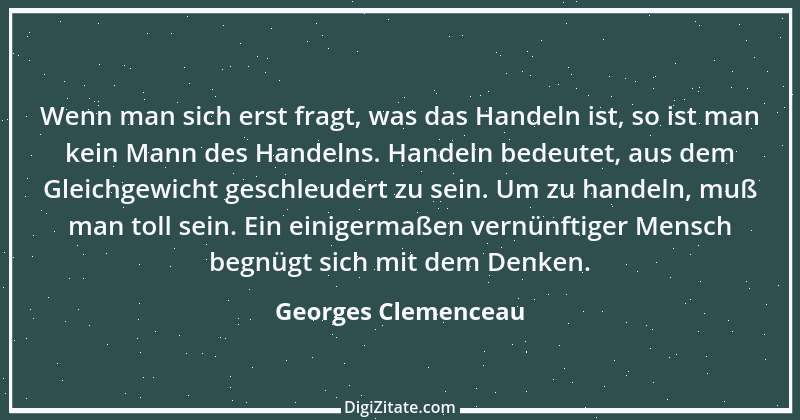 Zitat von Georges Clemenceau 12