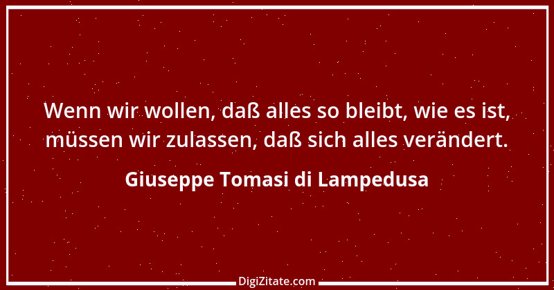 Zitat von Giuseppe Tomasi di Lampedusa 4