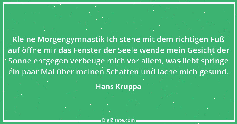 Zitat von Hans Kruppa 5