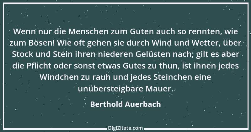 Zitat von Berthold Auerbach 126