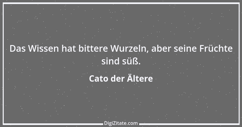 Zitat von Cato der Ältere 19