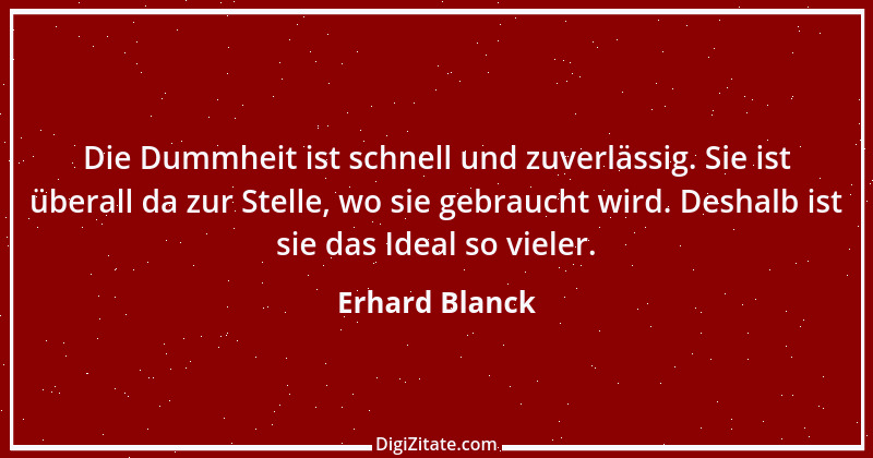 Zitat von Erhard Blanck 836