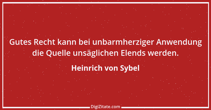 Zitat von Heinrich von Sybel 9