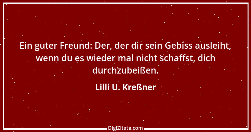 Zitat von Lilli U. Kreßner 68