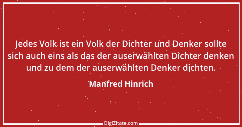 Zitat von Manfred Hinrich 2455