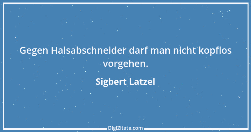 Zitat von Sigbert Latzel 190