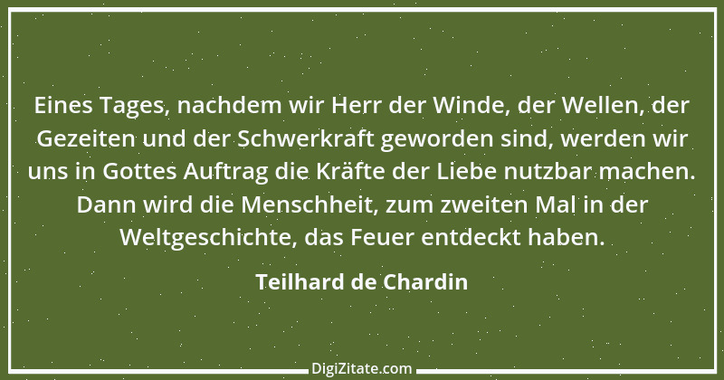 Zitat von Teilhard de Chardin 3