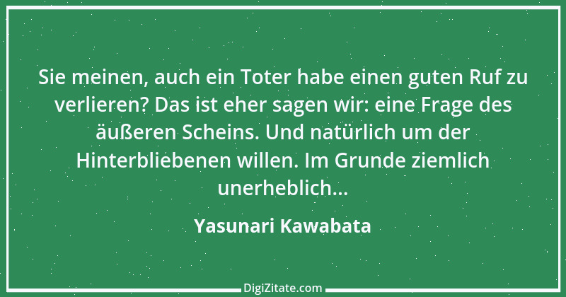 Zitat von Yasunari Kawabata 3