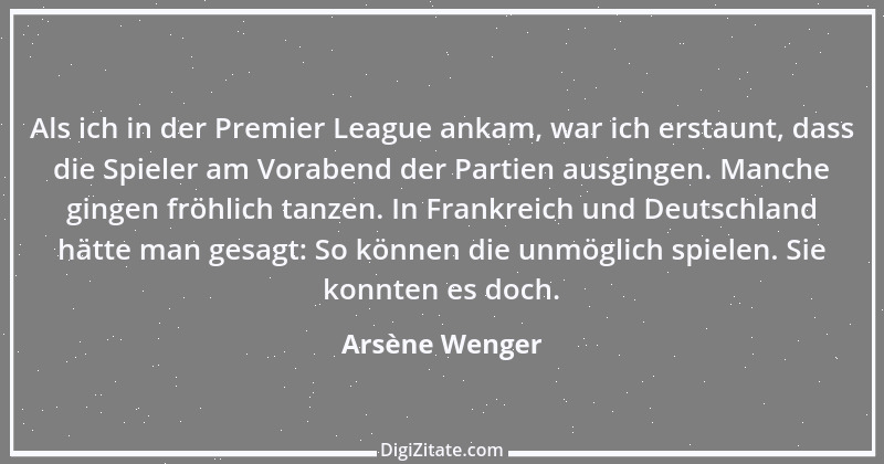 Zitat von Arsène Wenger 1