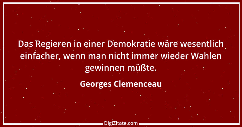 Zitat von Georges Clemenceau 14