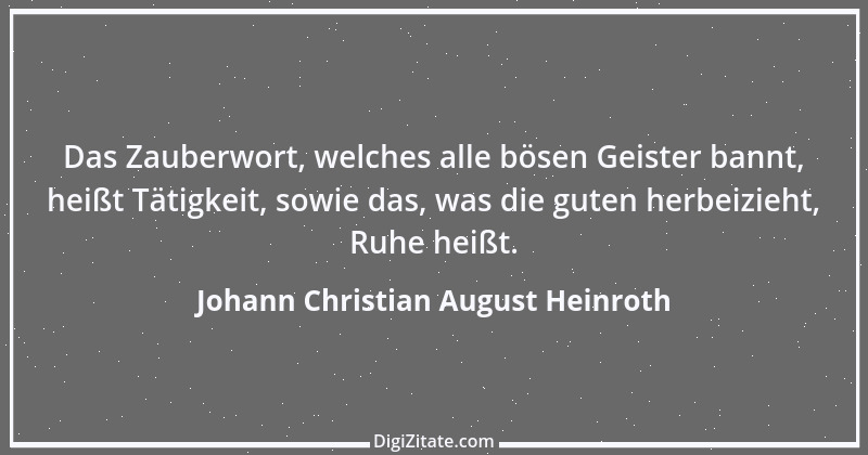 Zitat von Johann Christian August Heinroth 4