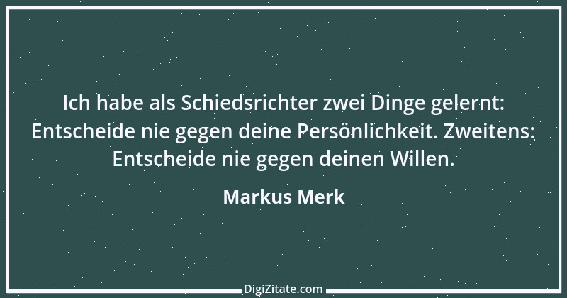 Zitat von Markus Merk 2