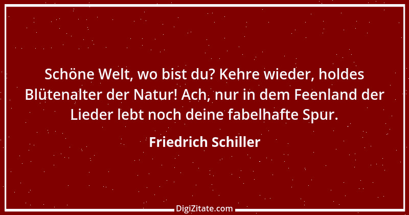 Zitat von Friedrich Schiller 800