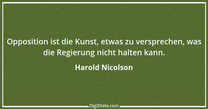 Zitat von Harold Nicolson 1