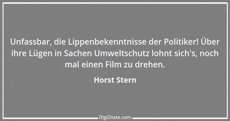 Zitat von Horst Stern 7