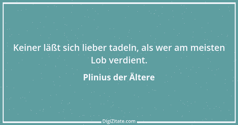 Zitat von Plinius der Ältere 23