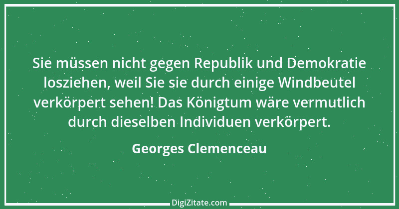 Zitat von Georges Clemenceau 16