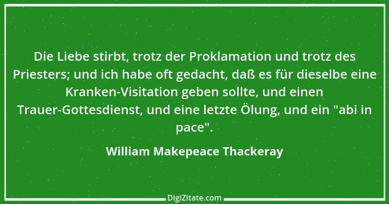 Zitat von William Makepeace Thackeray 20